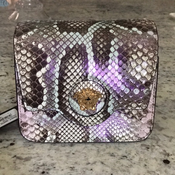 Versace python shoulder bag - Picture 1 of 5
